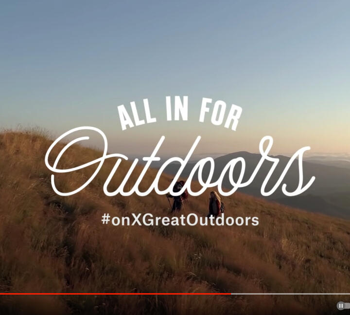 onX Backcountry Great Outdoors Month campaign video (VO, creative direction)