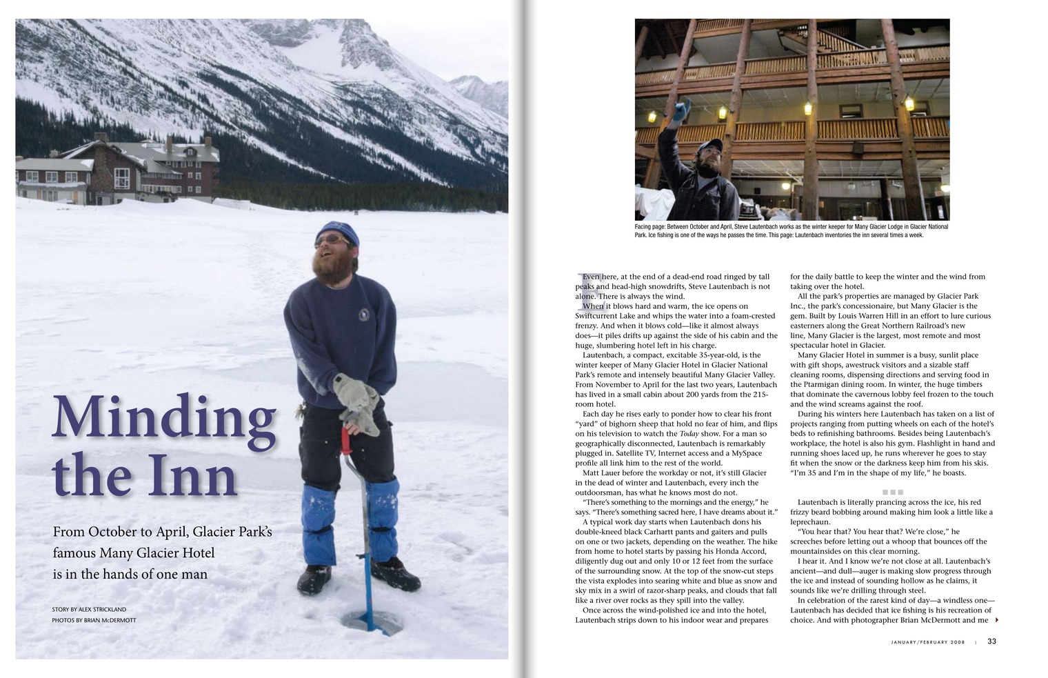 Minding the Inn magazine spread in Montana Magazine